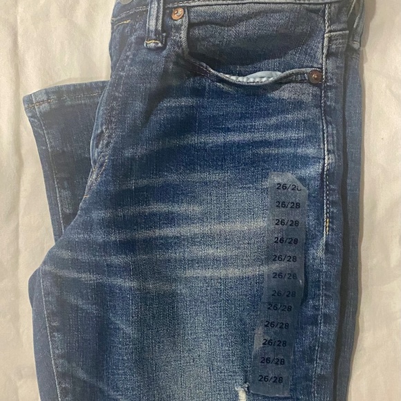 NWT Men's American Eagle Distressed Jeans  26/28 - Picture 1 of 3